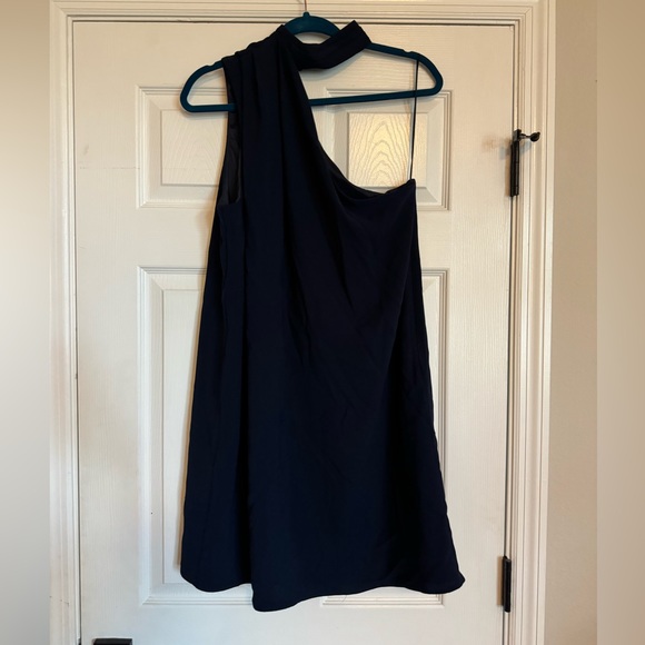 Trina Turk Nian Navy Dress Size: 12 - Picture 4 of 6